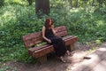 Girl on a bench