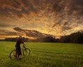 Girl on the bicycle