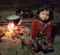 Girl of Black Hmong tribe in Vietnam