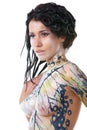 Girl,body-art Royalty Free Stock Photo