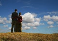 Girl and boy Royalty Free Stock Photo