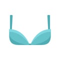 Girl bra icon flat isolated vector Royalty Free Stock Photo