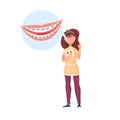 Girl With Braces Icon