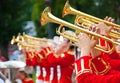 Girl Brass Band Royalty Free Stock Photo