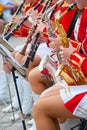 Girl Brass Band Royalty Free Stock Photo