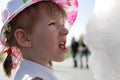 Girl with candyfloss