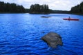 Girl canoeing