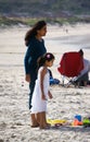 A girl in Cape Town coast