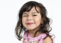 Girl Cheerful Studio Portrait Concept Royalty Free Stock Photo