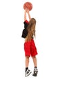 Girl Child Basketball Player