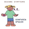 Epilepsy seizure symptoms