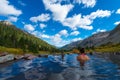 Girl in Conundrum Hot Springs