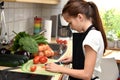 Girl cooking