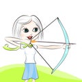 Girl with the crossbow
