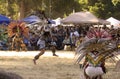 Girl dancing at powwow