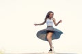 Girl dancing Royalty Free Stock Photo