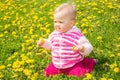 Girl and Dandelions