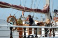 Girl on deck of Tall ship 2