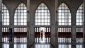 Girl doing religious At the Songkhla Central Mosque