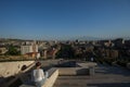 A girl drawing on the cascade, yerevan, armenia Royalty Free Stock Photo