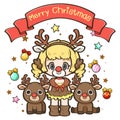 Cute cartoon christmas4