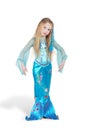 Girl dressed as mermaid Royalty Free Stock Photo