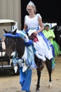 Girl Dressed as Princess Riding a Horse