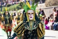 Girl dressed in carnival