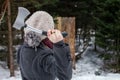 Axe throwing competition Royalty Free Stock Photo