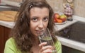 Girl drink poor water 2