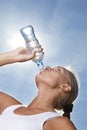 girl drink water Royalty Free Stock Photo