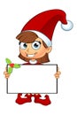 Girl Elf Character In Red Royalty Free Stock Photo