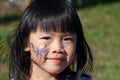 Girl Face paint Royalty Free Stock Photo