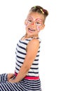 Girl With Face Painting Royalty Free Stock Photo