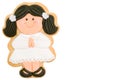 Girl first communion reminder Royalty Free Stock Photo