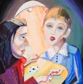 The girl at the fortuneteller