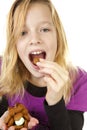 Girl with ginger nuts (pepernoten)
