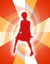 Girl Glow Royalty Free Stock Photo
