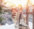 Girl is going skate Royalty Free Stock Photo