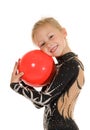 Girl gymnast Royalty Free Stock Photo