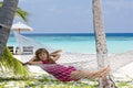 Girl in hammock