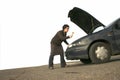 Girl with her broken car 2