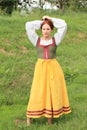 Girl in historical dress