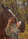 Girl and horse