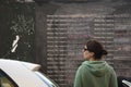 Girl at the before I die wall in Maboneng