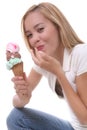 Girl With Ice Cream