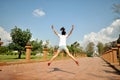 Girl Jump Royalty Free Stock Photo