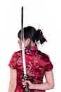 Girl with katana