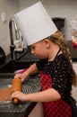 Girl in kitchen