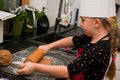 Girl in kitchen